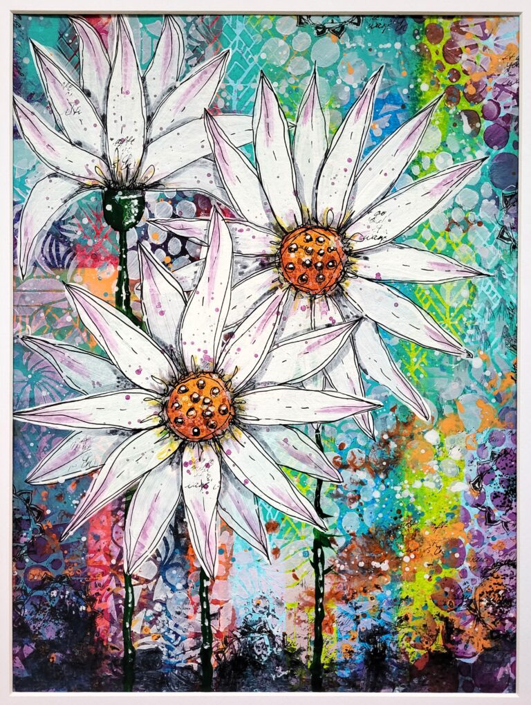 Blomstermålning 1 – Melina Dahl
